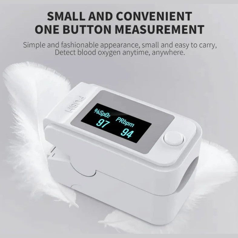 Nauwkeurige Vingeroximeter voor Gezondheidsmonitoring – Compact en Draagbaar