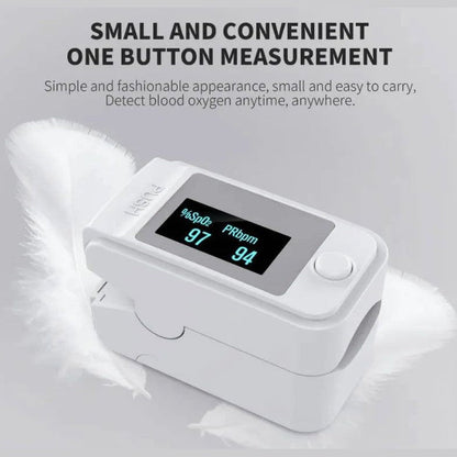 Nauwkeurige Vingeroximeter voor Gezondheidsmonitoring – Compact en Draagbaar