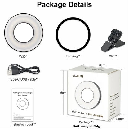 Oplaadbaar Magnetisch Telefoonlampje voor Perfecte Verlichting 3