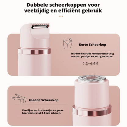 Pijnloze Scheerapparaat voor Gezicht en Lichaam – Draagbare Ontharingsshaver