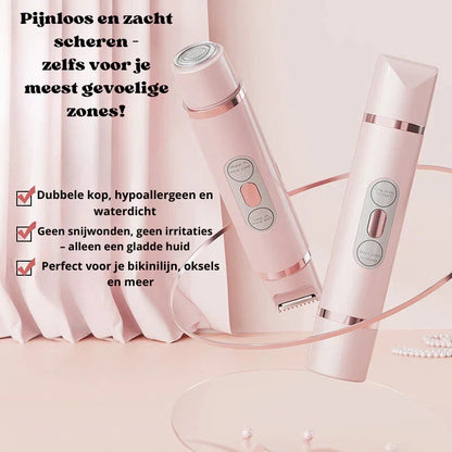 Pijnloze Scheerapparaat voor Gezicht en Lichaam – Draagbare Ontharingsshaver