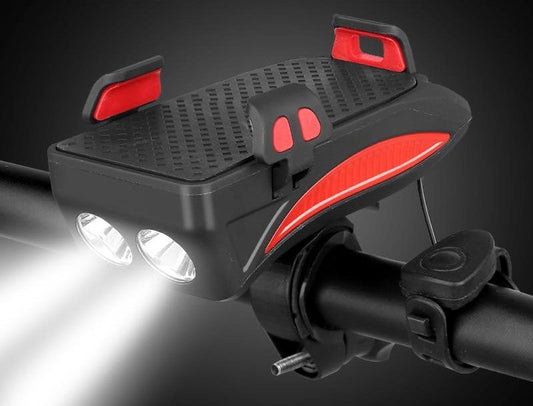 Powerbank Fiets Gadget met LED Verlichting voor Veilig Fietsen 0