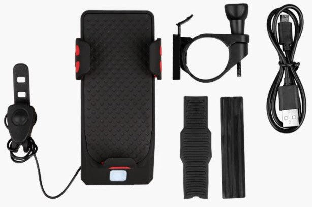 Powerbank Fiets Gadget met LED Verlichting voor Veilig Fietsen 3