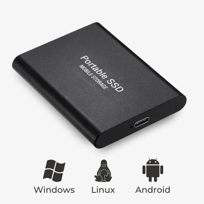 Razendsnelle Externe SSD voor Eenvoudige Bestandsopslag 1TB 4