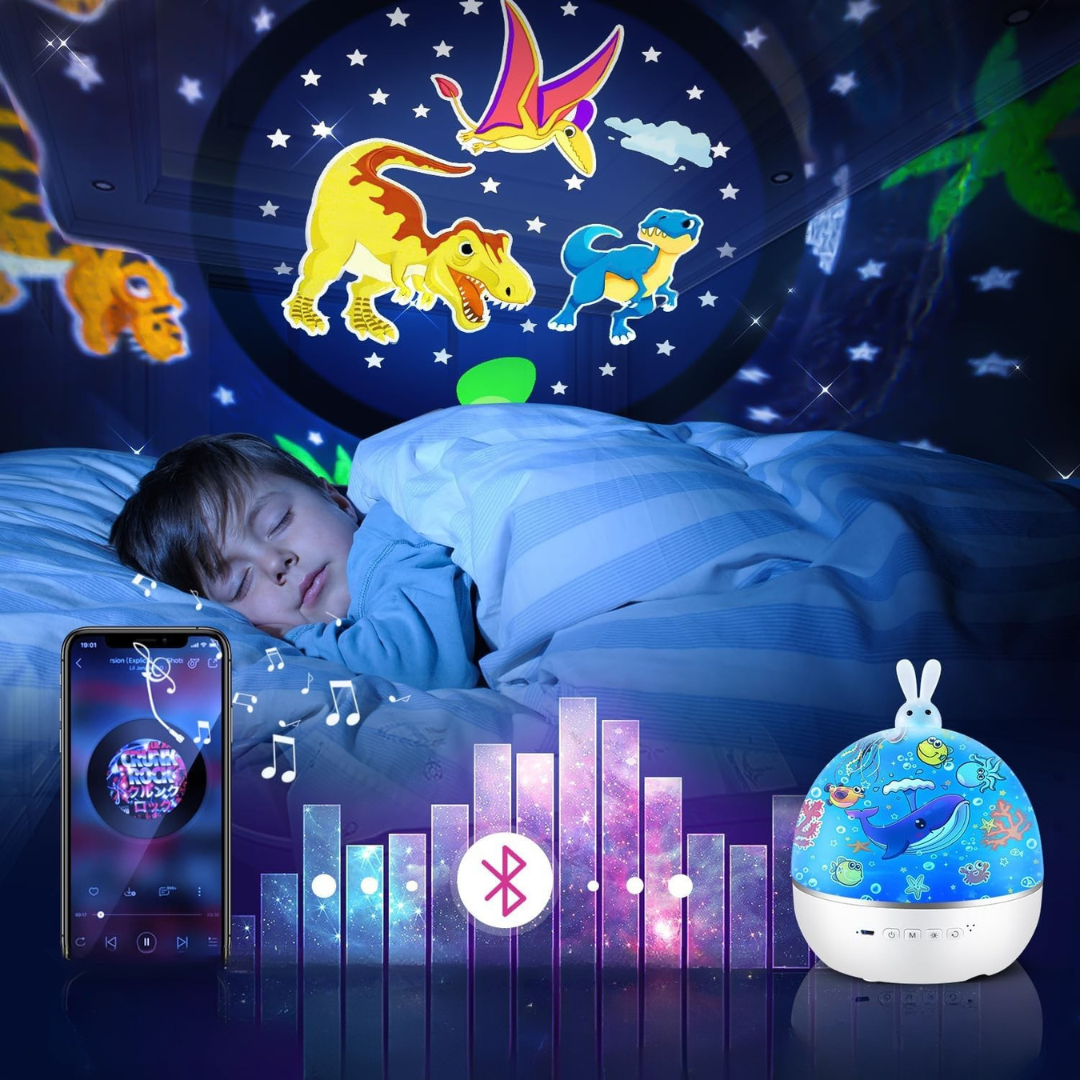 Rustgevende Sterrenhemel Projector voor Kinderen met Muziek