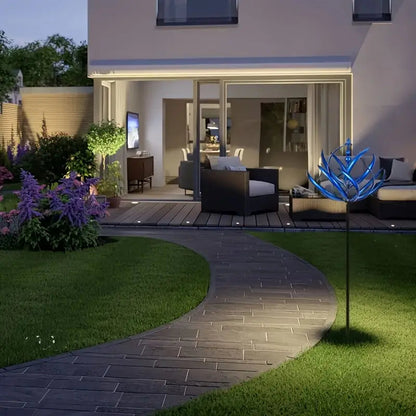 Rustgevende Windspinner voor Tuindecoratie met Lotusontwerp 2