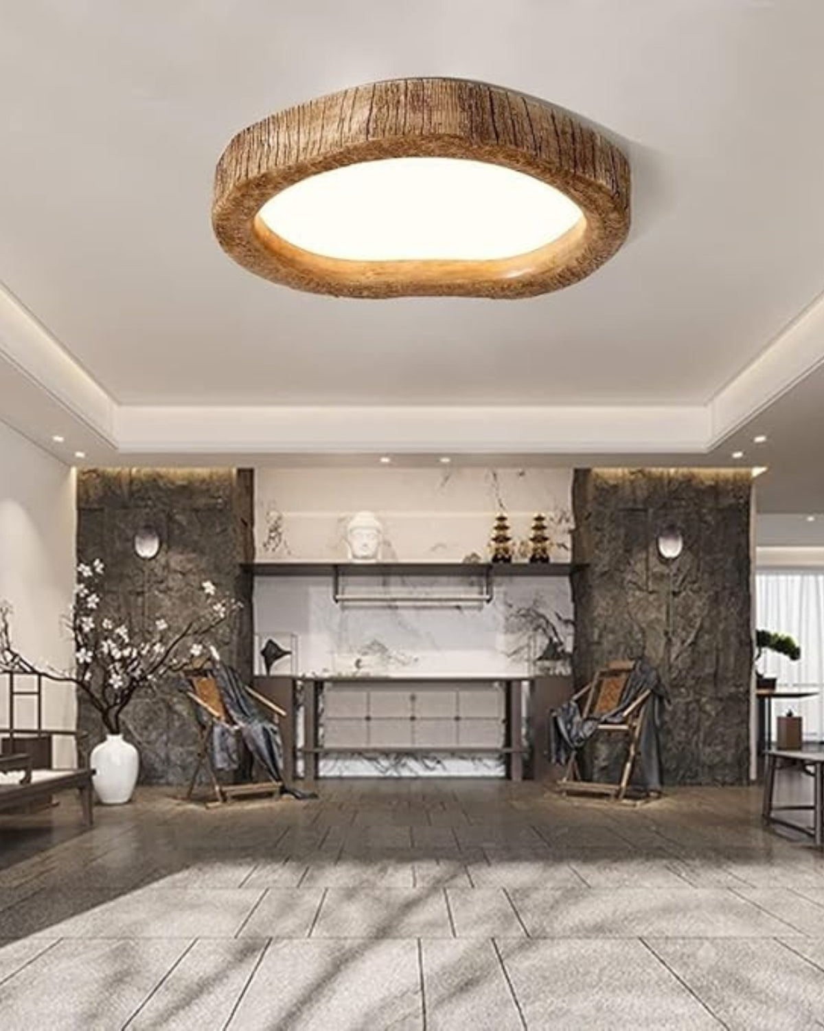 Rustieke Plafondlamp voor Gezellige Sfeer in Slaapkamer 4