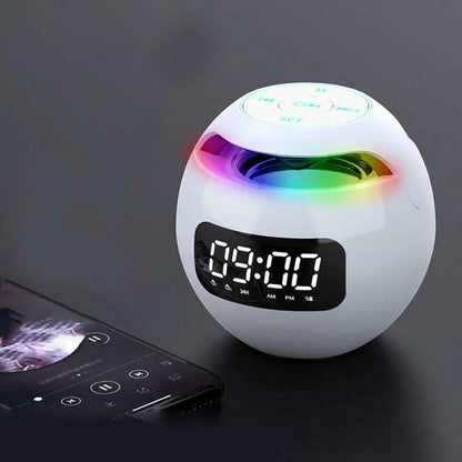 Sfeervolle Digitale Wekker met LED Lichtshow en Bluetooth Geluid
