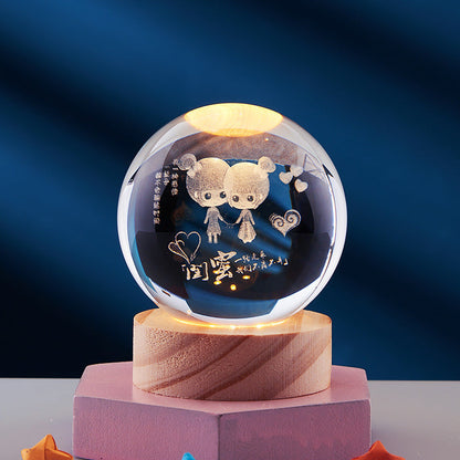 Sfeervolle Nachtlamp voor Ontspanning met 3D Effect en LED 6
