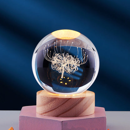 Sfeervolle Nachtlamp voor Ontspanning met 3D Effect en LED 7