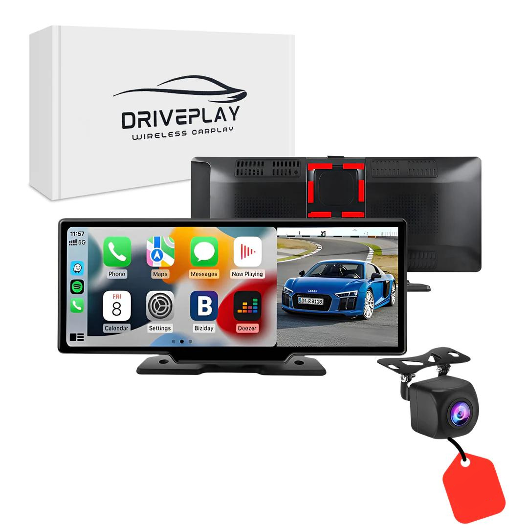 Slim Scherm voor Eenvoudige Autorit met CarPlay en Android Auto 0