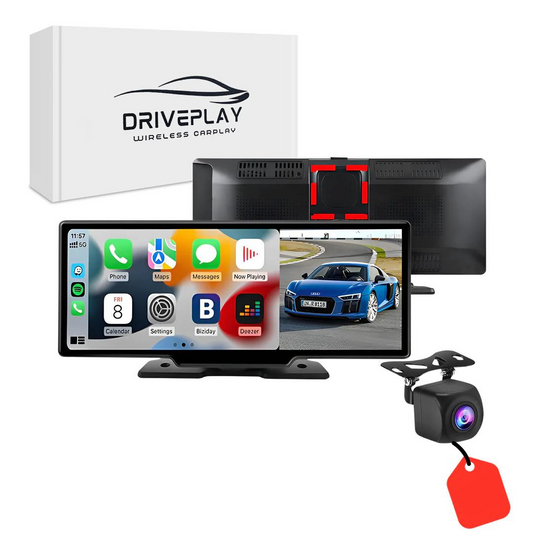 Slim Scherm voor Eenvoudige Autorit met CarPlay en Android Auto 0