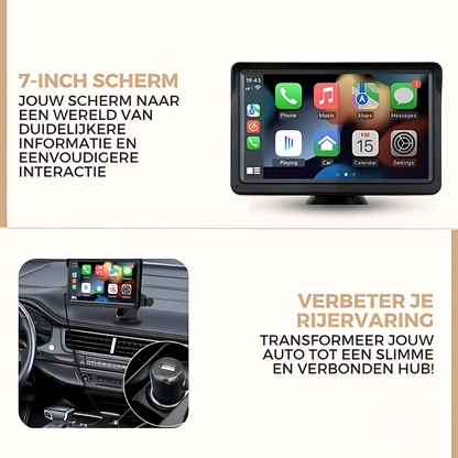 Slim Scherm voor Eenvoudige Autorit met CarPlay en Android Auto 3
