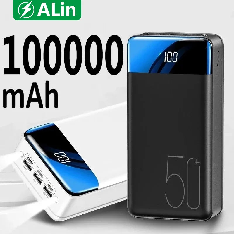 Snelle Oplader Powerbank met 100.000 mAh voor Altijd Verbonden 6