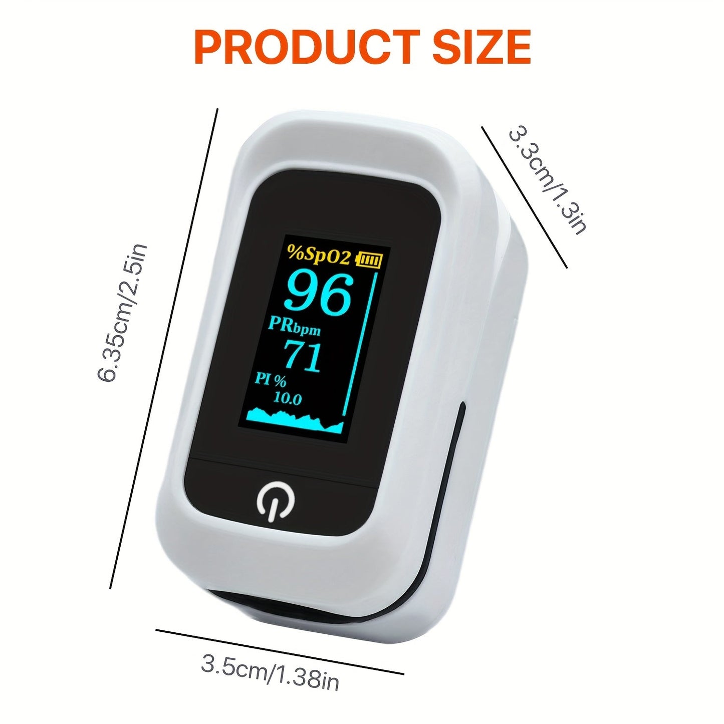 Snelle Pulsoximeter voor Betrouwbare Bloedzuurstofmeting – Compact en Lichtgewicht