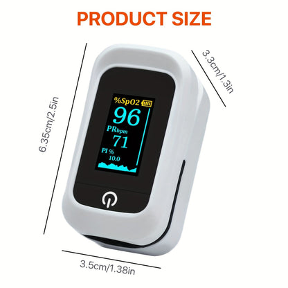Snelle Pulsoximeter voor Betrouwbare Bloedzuurstofmeting – Compact en Lichtgewicht