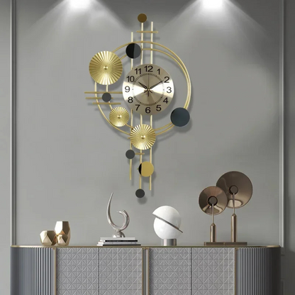 Stijlvolle Grote Wandklok voor Rustige Woonkamer Decoratie 3