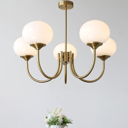 Stijlvolle Plafondlamp voor Luxe Sfeer met Gouden Afwerking 3
