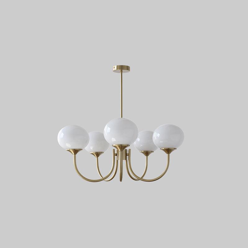 Stijlvolle Plafondlamp voor Luxe Sfeer met Gouden Afwerking 9