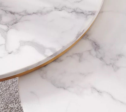 Stijlvolle Salontafelset van Marmer voor Elegante Woonkamers 4