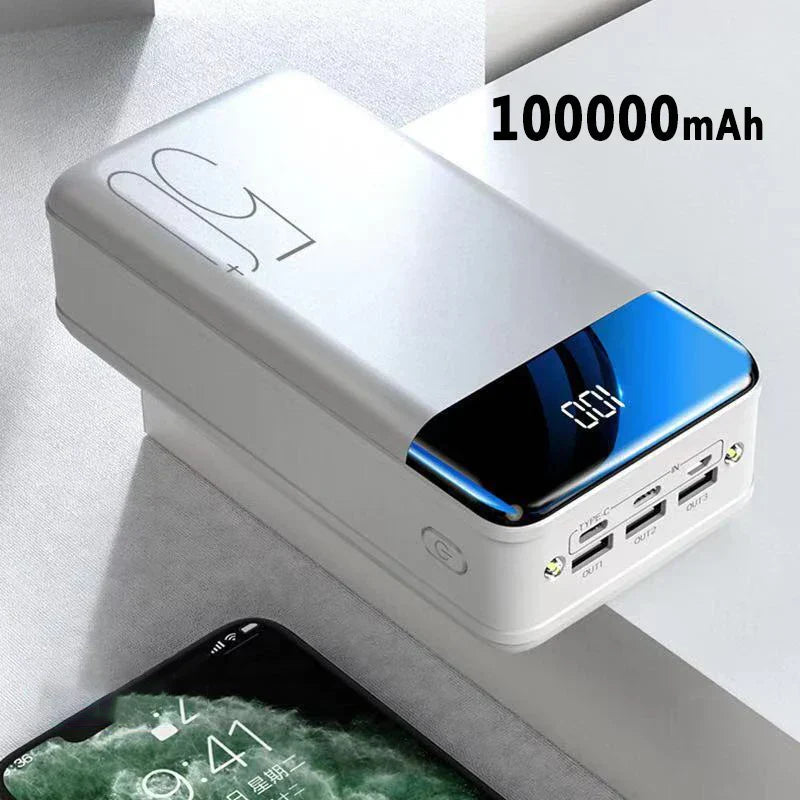 Super Snelle Power Bank voor Meerdere Apparaten – 100.000mAh Capaciteit 2