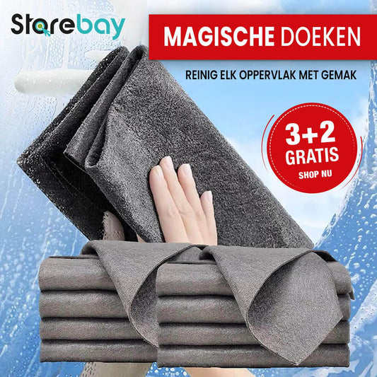 Ultra Absorberende Doeken voor Streeploze Schoonmaak – Set van 5