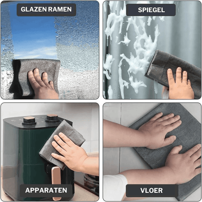 Ultra Absorberende Doeken voor Streeploze Schoonmaak – Set van 5
