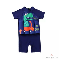 Donker blauw dino