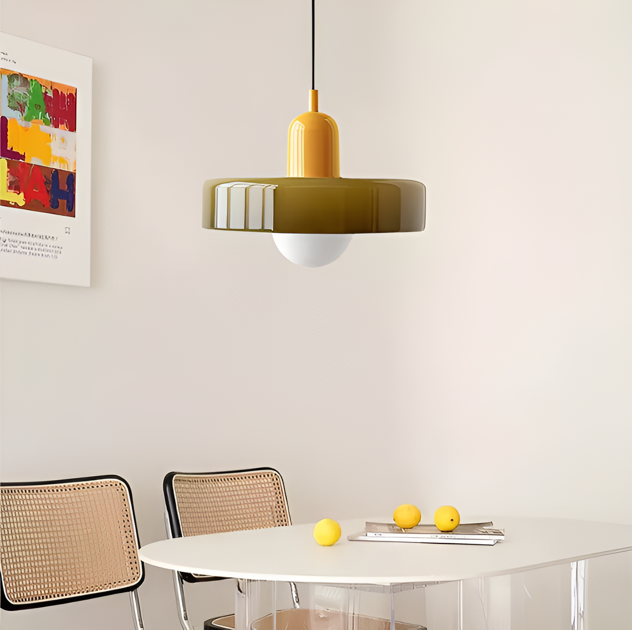 Verstelbare Glazen Hanglamp voor Elegante Verlichting 4