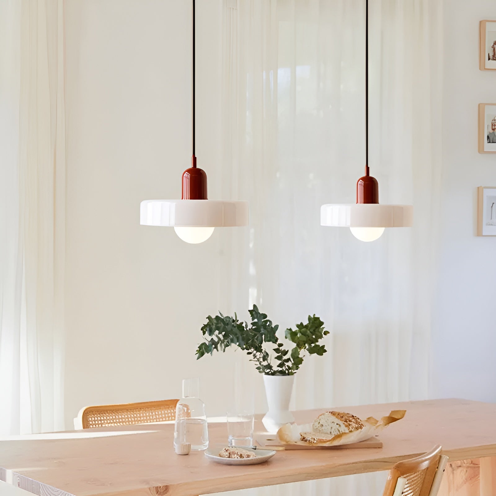 Verstelbare Glazen Hanglamp voor Elegante Verlichting 5
