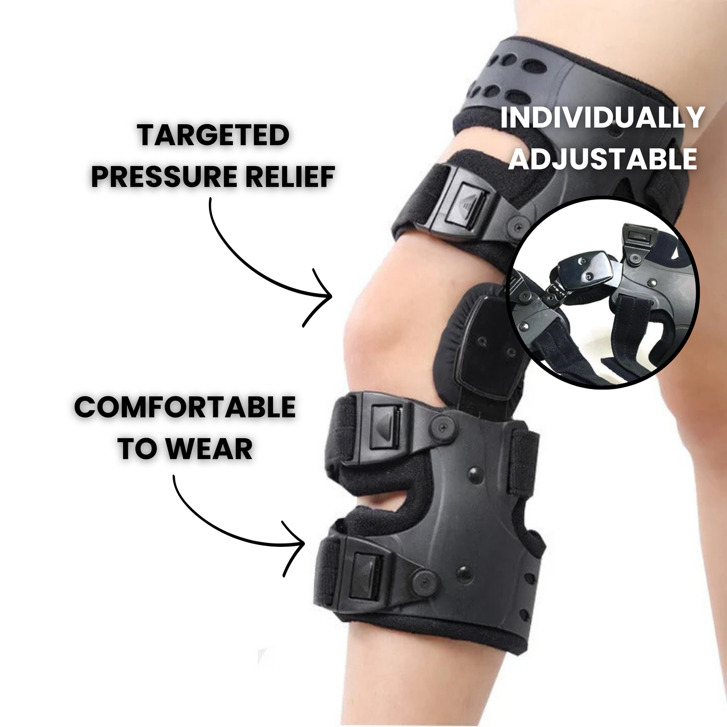 Verstelbare Knieclip voor Comfort en Stabiliteit – Ondersteuning bij Beweging