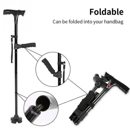 Verstelbare Wandelstok voor Optimale Stabiliteit en Comfort