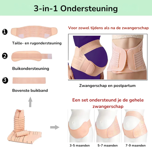 Verstelbare Zwangerschapsband voor Comfort en Ondersteuning 5