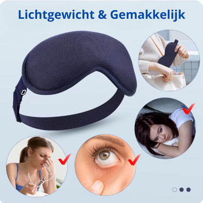 Verwarmde Oogmassager voor Diepe Ontspanning en Verlichting