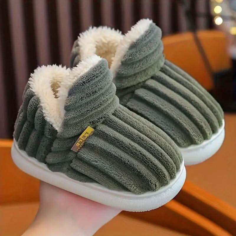 Verwarmde Pantoffels voor Dames en Heren met Antislip Zool 12