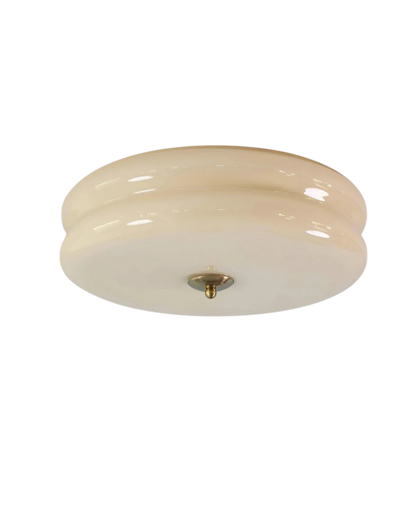 Warme Plafondlamp voor Gezellige Sfeer – Vintage Art Deco Plafonnière 2