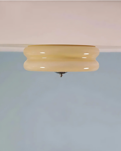 Warme Plafondlamp voor Gezellige Sfeer – Vintage Art Deco Plafonnière 4