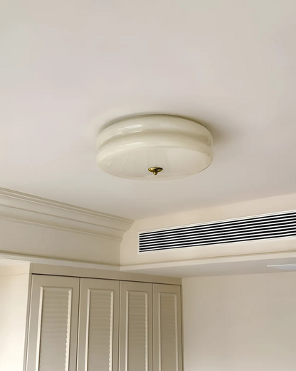 Warme Plafondlamp voor Gezellige Sfeer – Vintage Art Deco Plafonnière 8