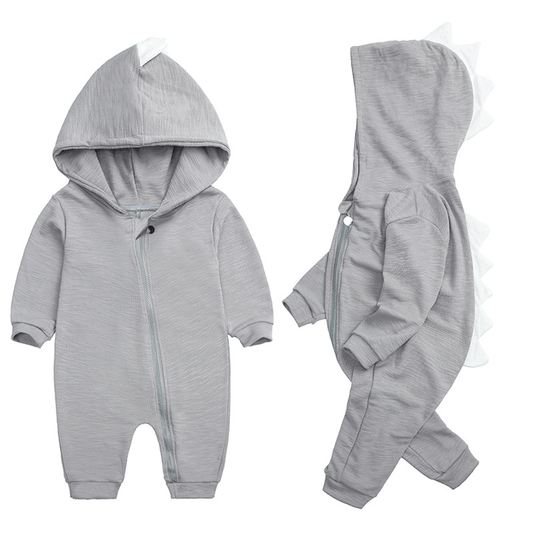 Zachte Dinosaurus Romper voor Baby's met Lange Mouw en Comfort 0