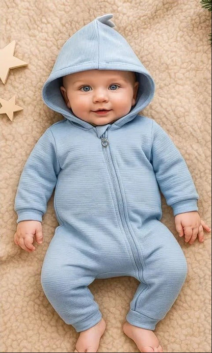Zachte Dinosaurus Romper voor Baby's met Lange Mouw en Comfort 1