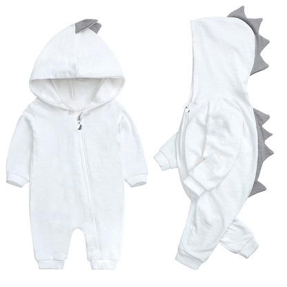 Zachte Dinosaurus Romper voor Baby's met Lange Mouw en Comfort 5