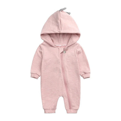 Zachte Dinosaurus Romper voor Baby's met Lange Mouw en Comfort 8