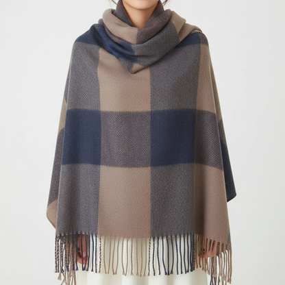 Zachte Sjaal Dames voor Stijlvolle Warmte – Trendy Ruitpatroon 2
