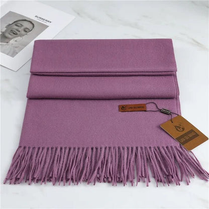 Zachte Sjaal voor Elegante Warmte met Kwastjes – Dames Accessoire 4