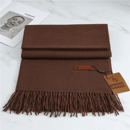 Zachte Sjaal voor Elegante Warmte met Kwastjes – Dames Accessoire 9