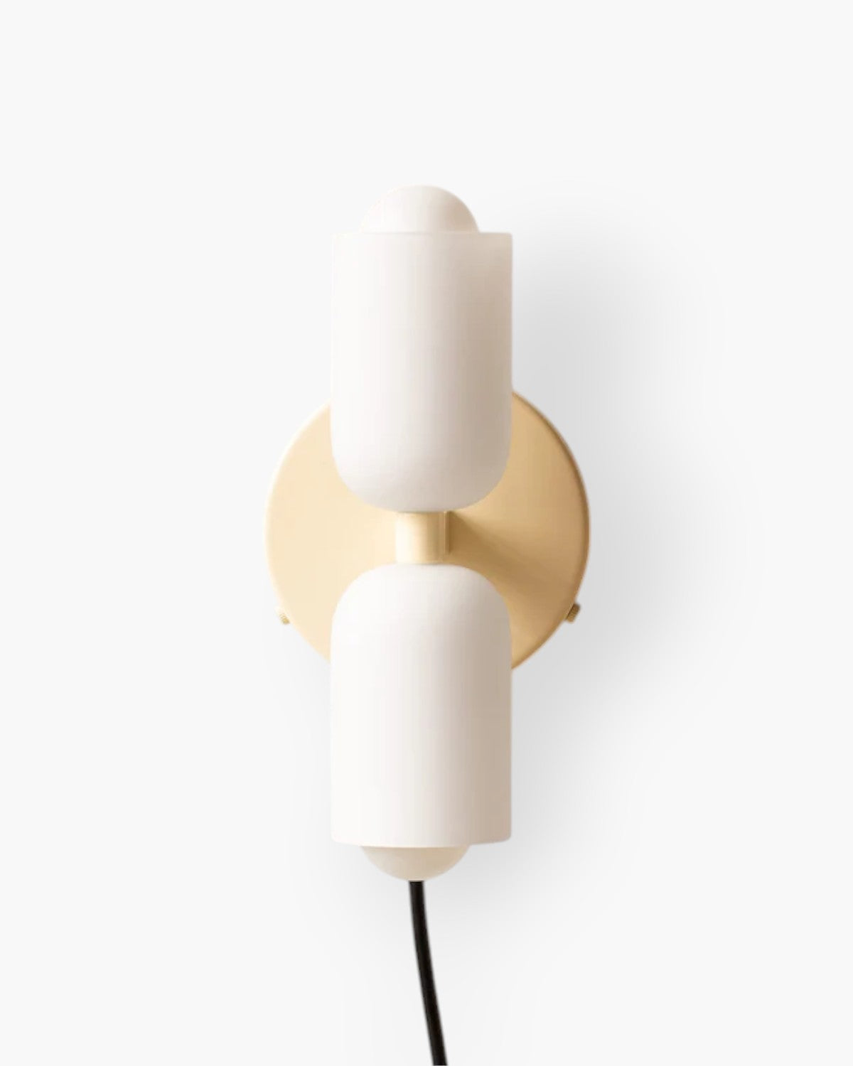 Zachte Wandlamp voor Sfeervolle Ruimtes met Matglazen Bollen 1