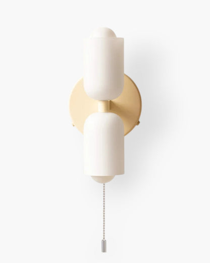 Zachte Wandlamp voor Sfeervolle Ruimtes met Matglazen Bollen 2