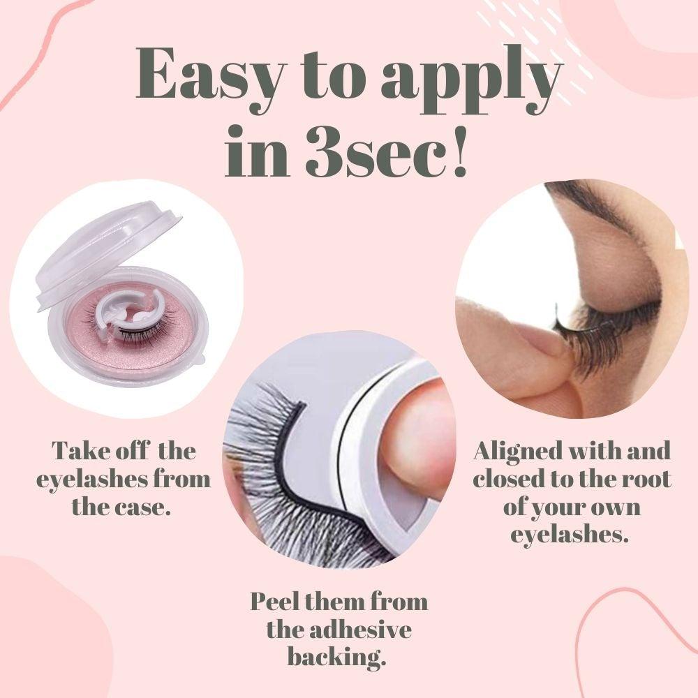Zelfklevende Wimpers voor Eenvoudige en Comfortabele Oogmake-up